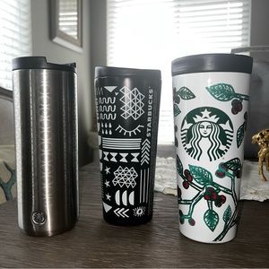 Donated 🚫Starbucks Coffee Tumblers Stainless Steel Holiday